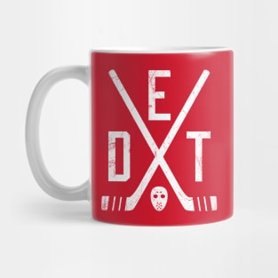 DET Retro Sticks - Red Mug